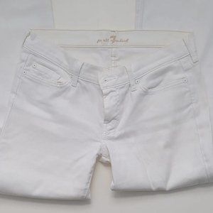 7 for All Mankind - White Jeans Dojo cut.